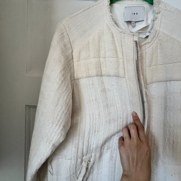 IRO belted evening jacket, sz 34` - Picture 9 of 9